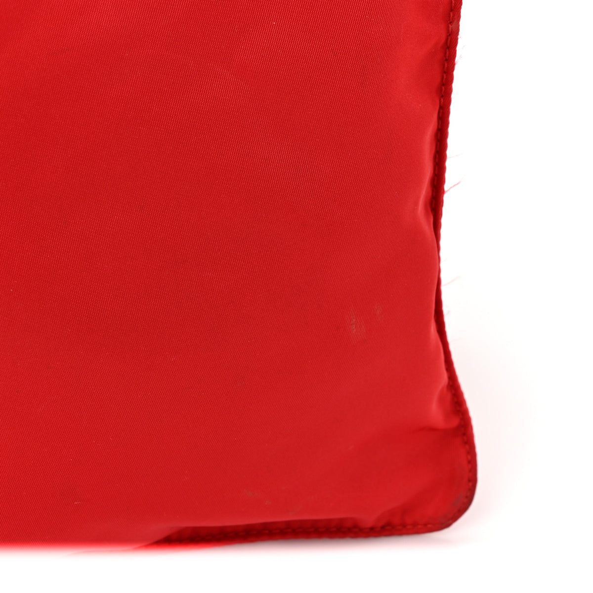 Prada Nylon Vela Saffiano Flat Messenger Bag Rosso 11 of 13