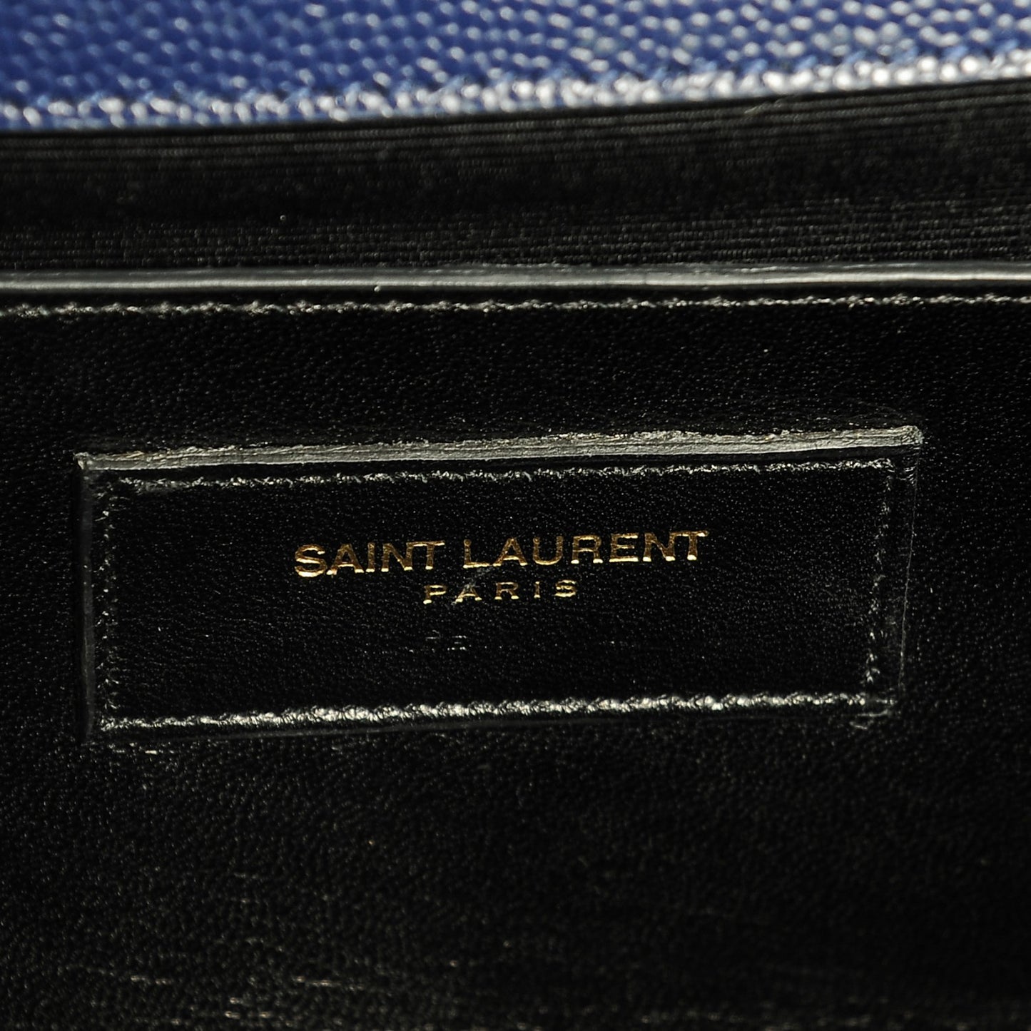 Grain De Poudre Classic Kate Clutch Navy