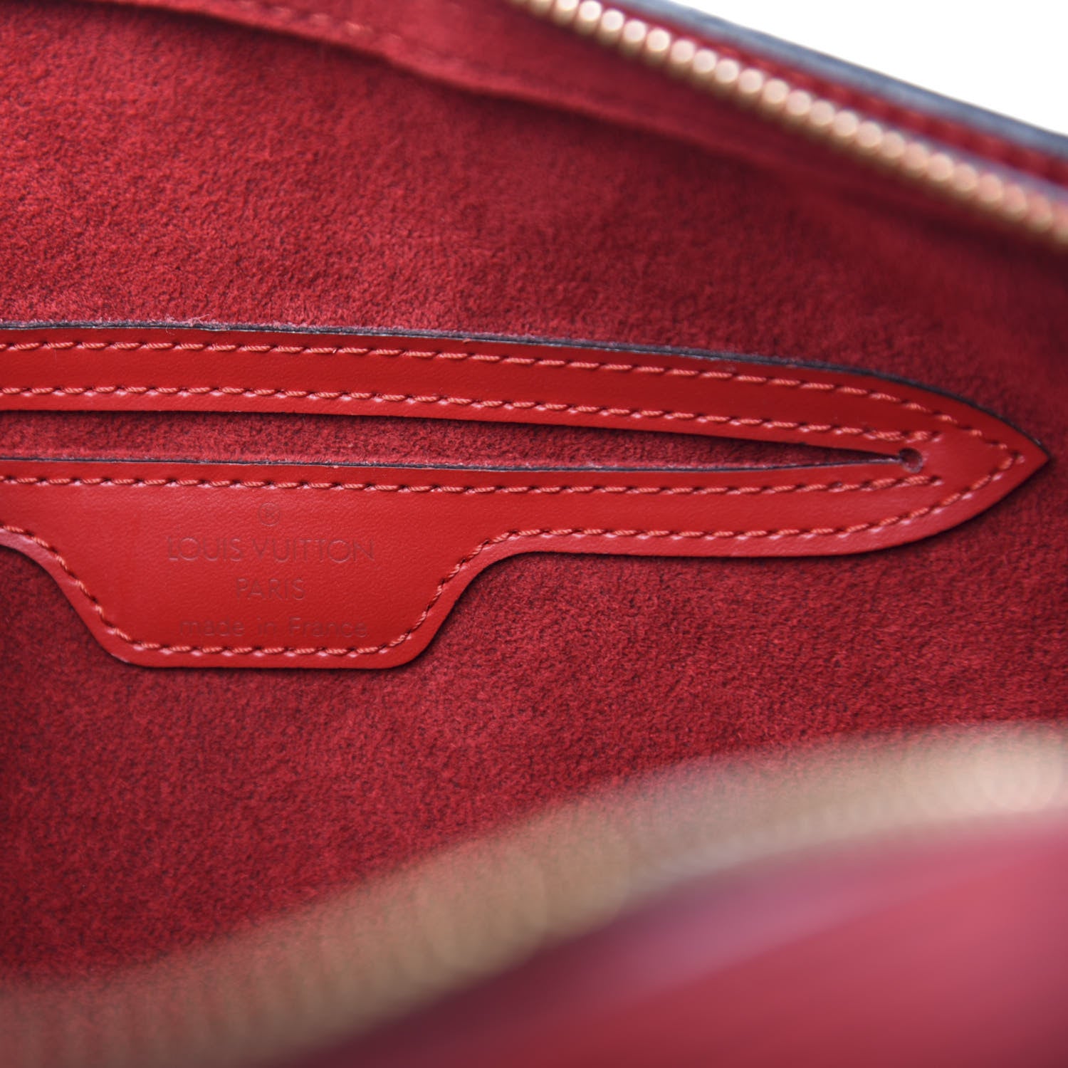 Louis Vuitton Epi Soufflot Castillan Red 7 of 8