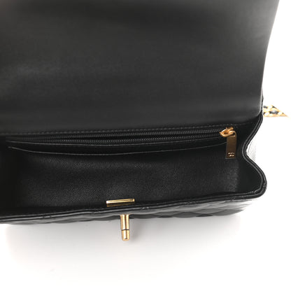 Chanel Lambskin Quilted Mini Top Handle Rectangular Flap Black 5 of 9