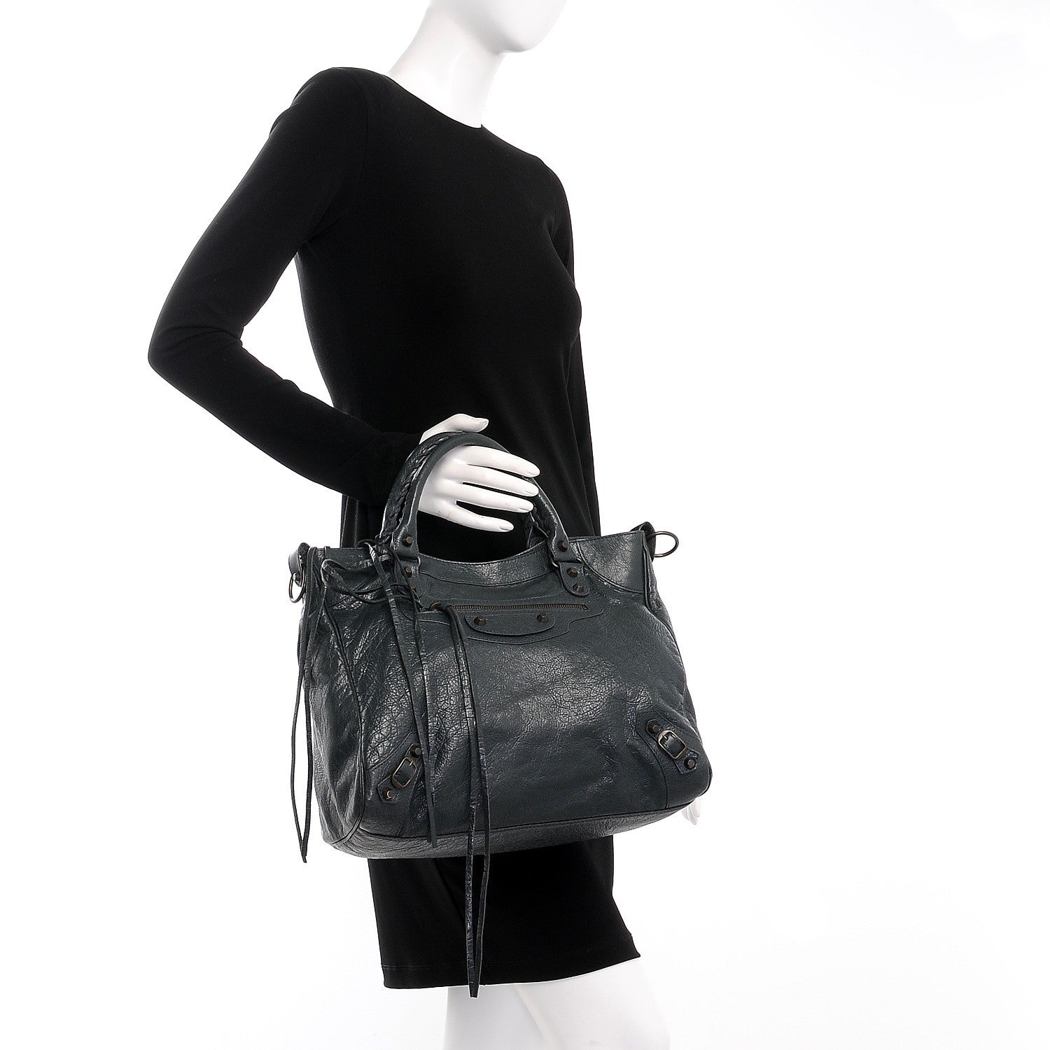 Balenciaga Agneau Classic Hardware Velo Anthracite 3 of 8