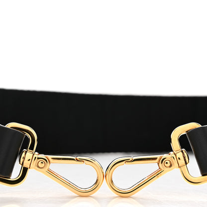 Fendi Ribbon Vitello Seta FF 1974 Adjustable Strap You Black 5 of 5