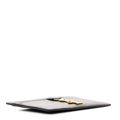 Saint Laurent Calfskin Monogram Card Case Black 4 of 7
