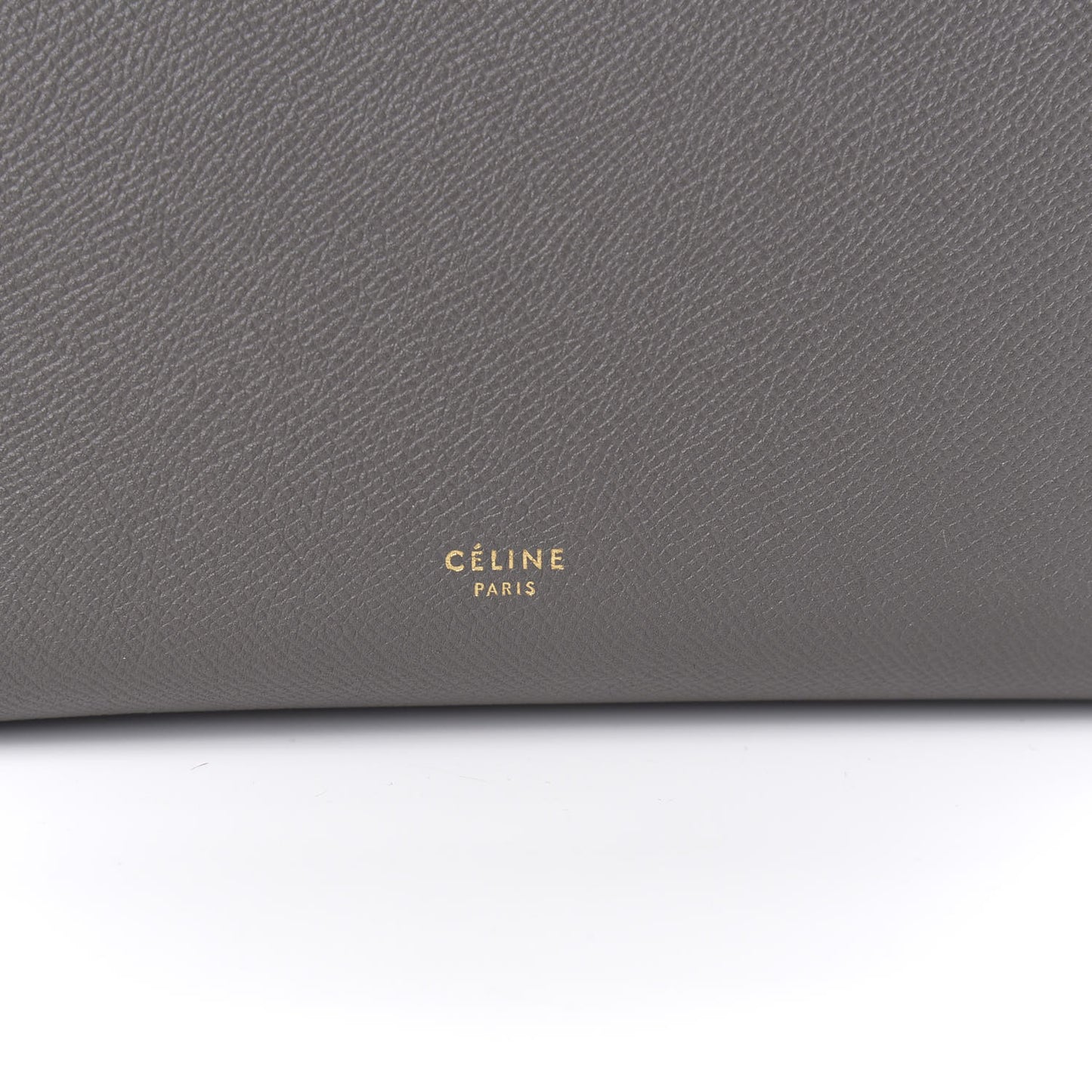 Baby Grained Calfskin Micro Belt Bag Grey