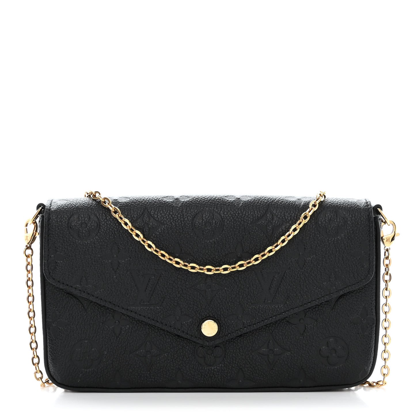 Empreinte Pochette Felicie Chain Wallet Black