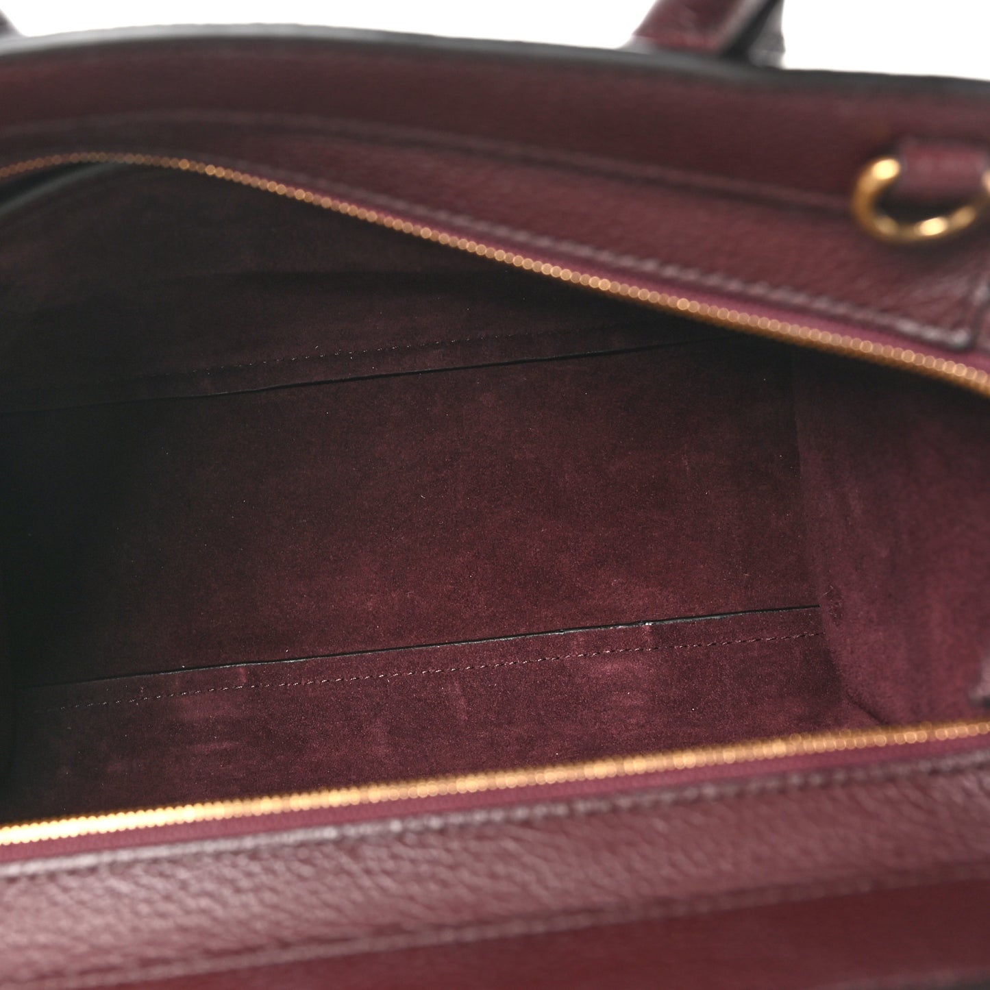 Small Classic Grain Mini Zipped Bayswater Oxblood