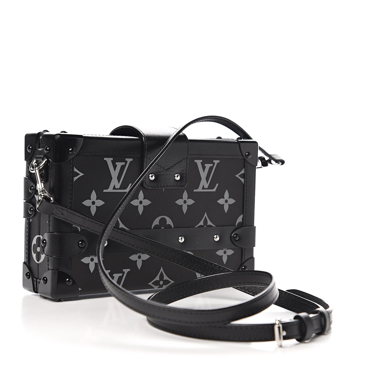 Reflective Petite Malle Black