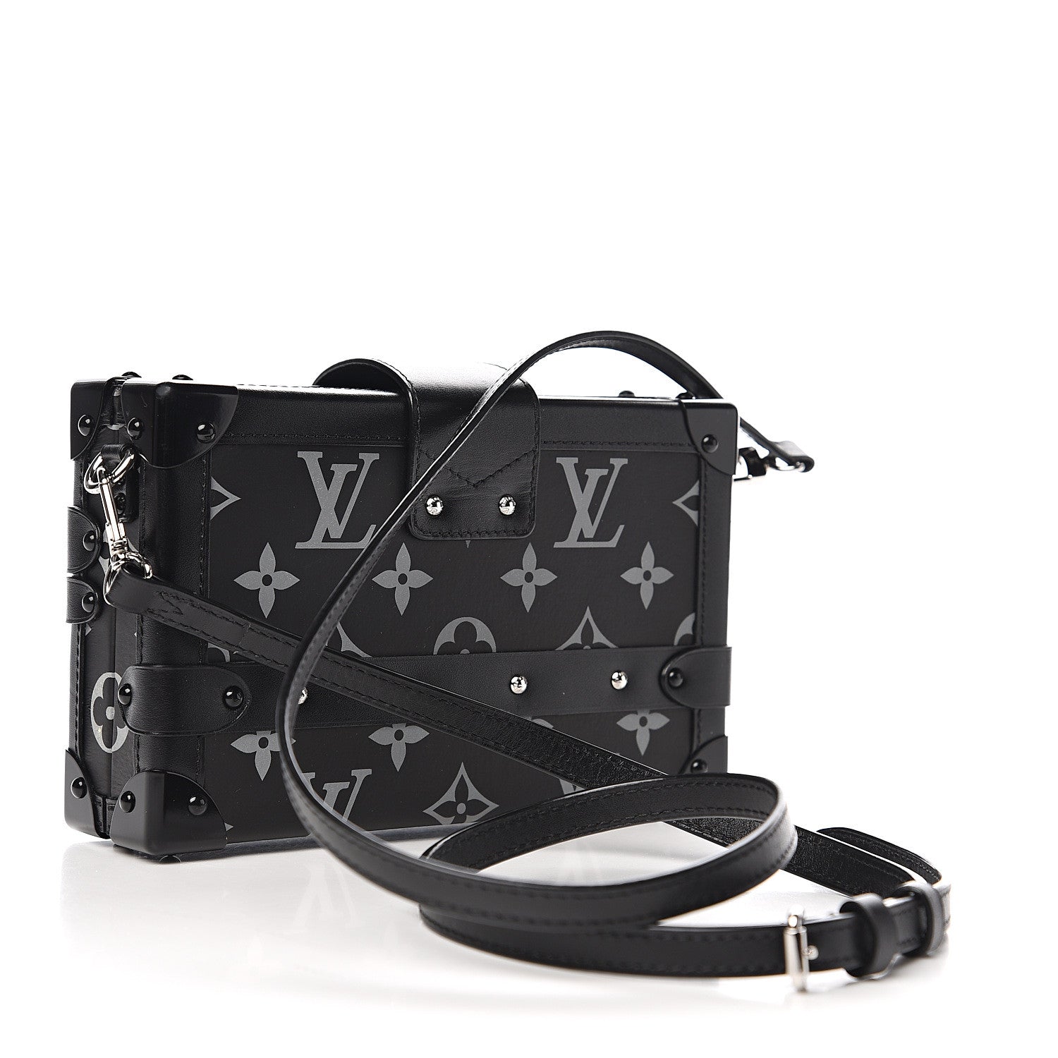 Louis Vuitton Reflective Petite Malle Black 2 of 9