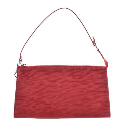Louis Vuitton Epi Pochette Accessories 24 Rouge 1 of 14