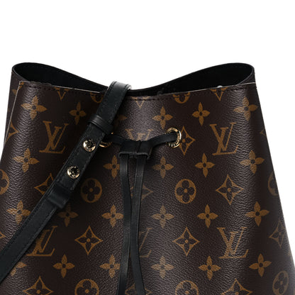 Louis Vuitton Monogram Neonoe MM Black 7 of 12