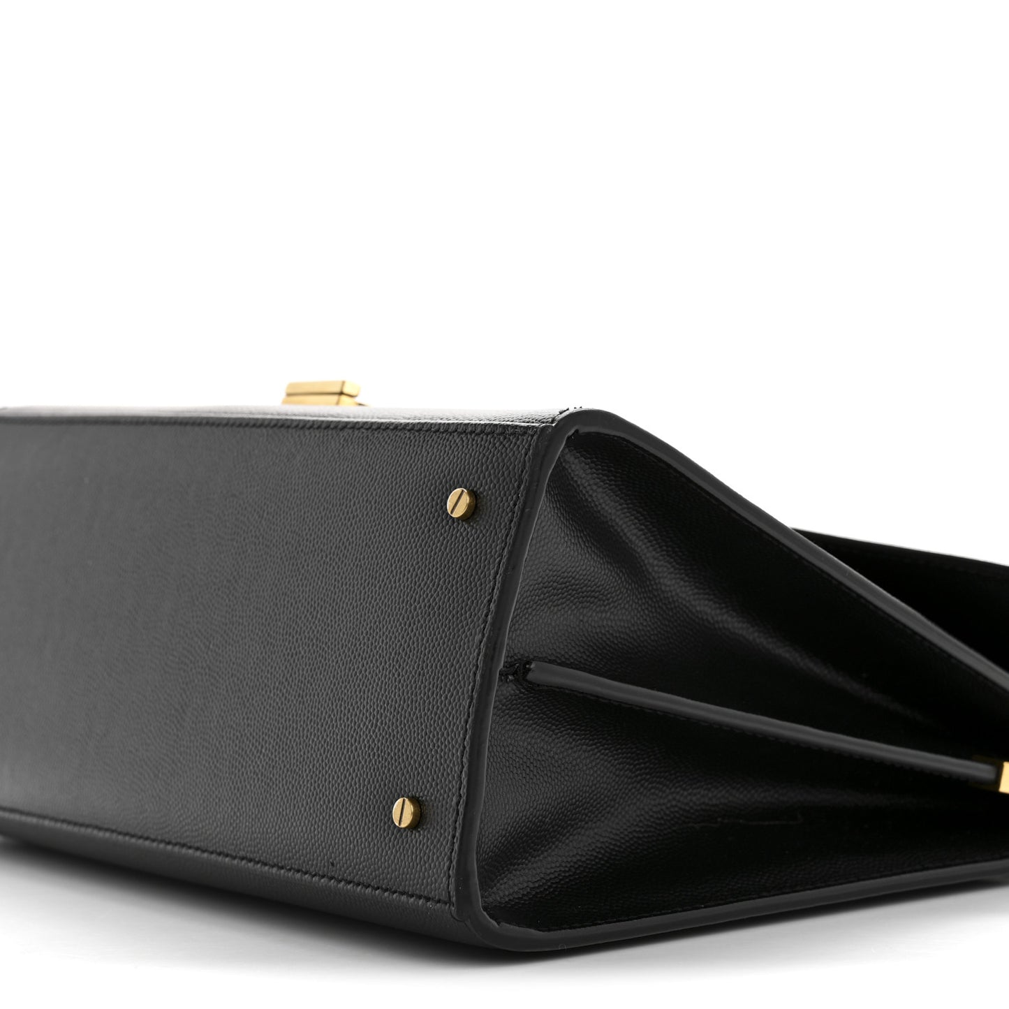Grain de Poudre Medium Classic Monogram Cassandra Top Handle Black