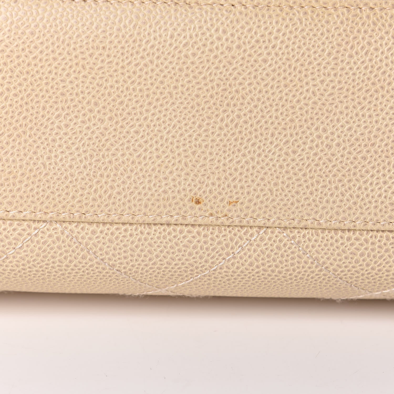 Chanel Caviar Quilted Bekko Shopper Tote Beige 15 of 15