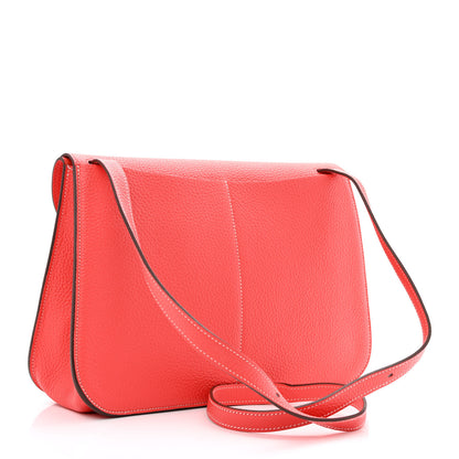 Hermes Taurillon Clemence Halzan 31 Rose Jaipur 3 of 11