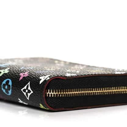 Louis Vuitton Monogram Multicolor Zippy Coin Purse Black Grenade 7 of 8