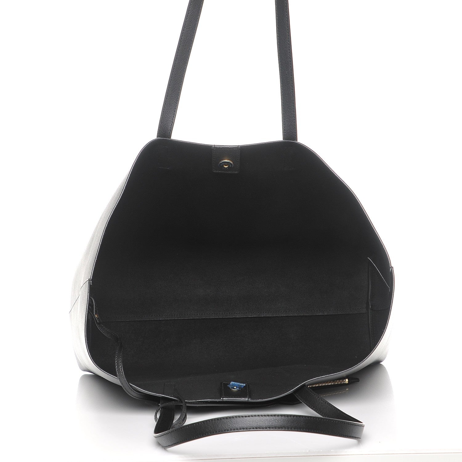 Saint Laurent Calfskin Large Shopping Tote Black 5 of 8