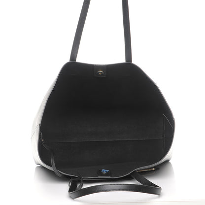 Saint Laurent Calfskin Large Shopping Tote Black 5 of 8
