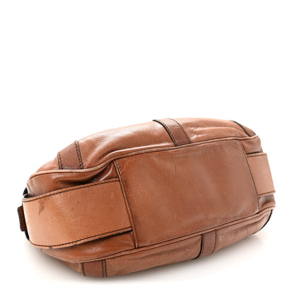 Saint Laurent Calfskin Metal Mombasa Hobo Beige 4 of 9
