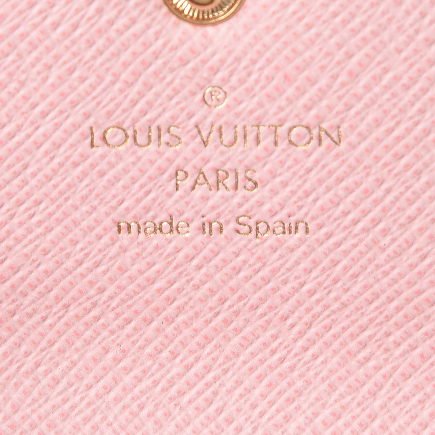 Louis Vuitton Damier Ebene Rosalie Coin Purse Rose Ballerine 5 of 9