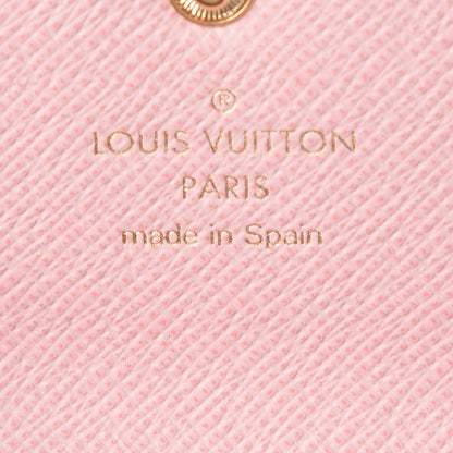 Louis Vuitton Damier Ebene Rosalie Coin Purse Rose Ballerine 5 of 9