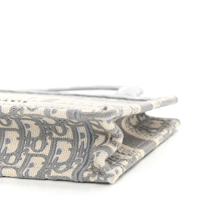 Christian Dior Oblique Mini Book Tote Grey Multicolor 10 of 11
