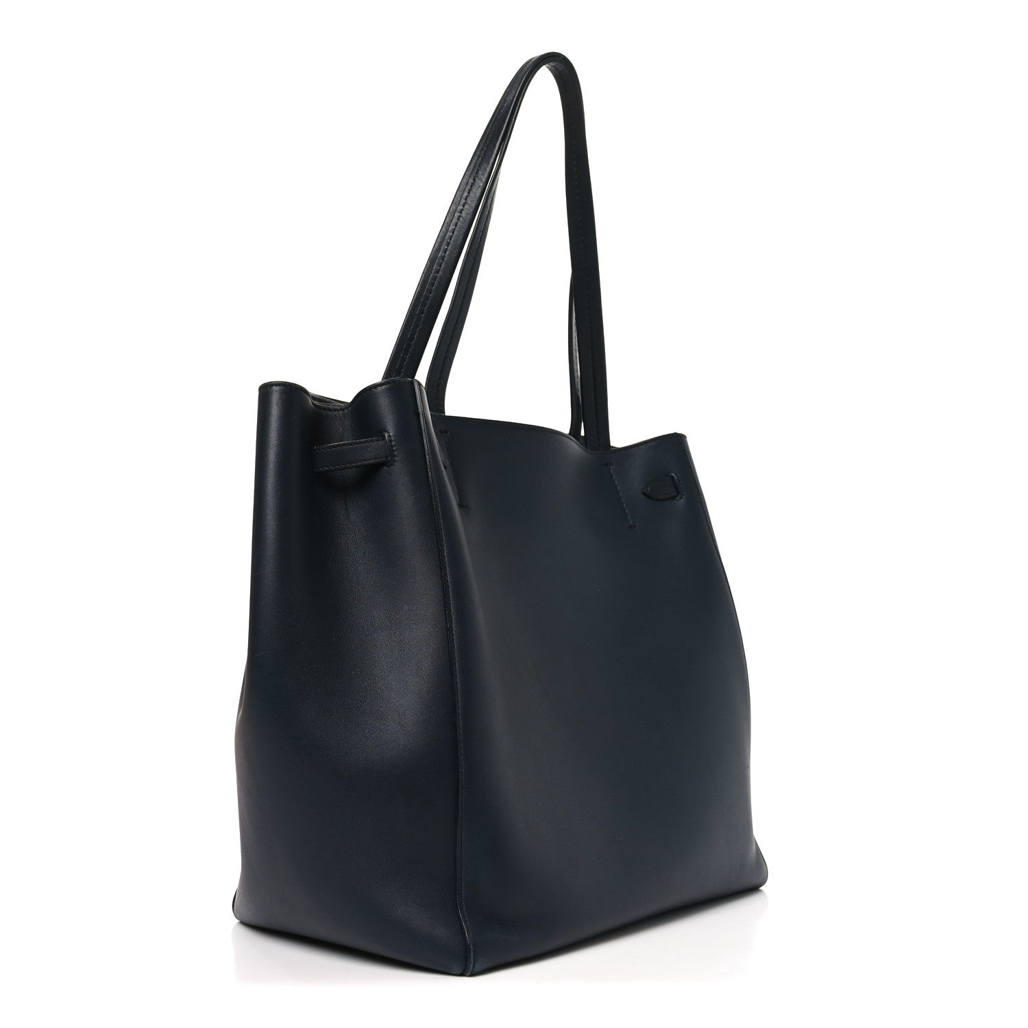 Celine Smooth Calfskin Small Tassel Cabas Phantom Black 3 of 9