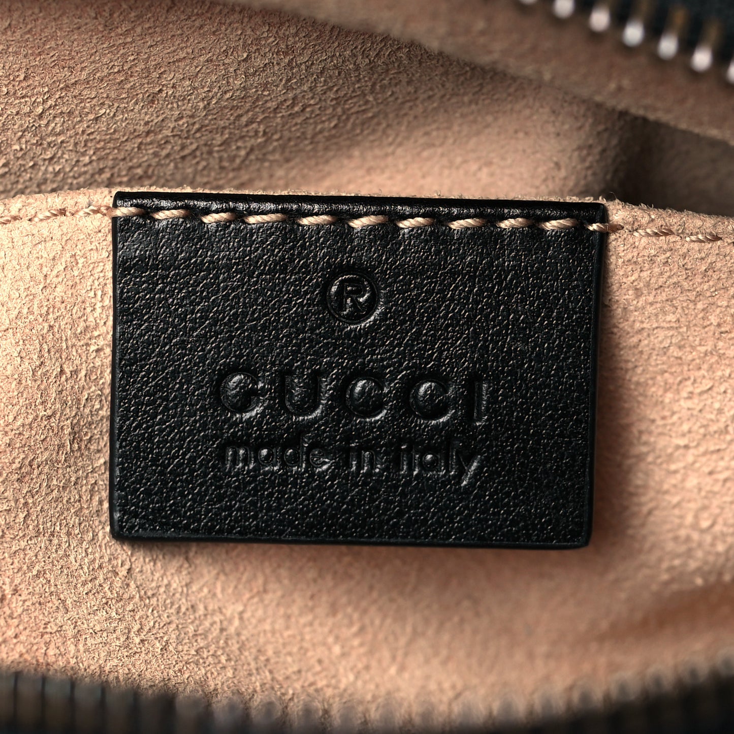 Calfskin Matelasse Mini GG Marmont Chain Shoulder Bag Black