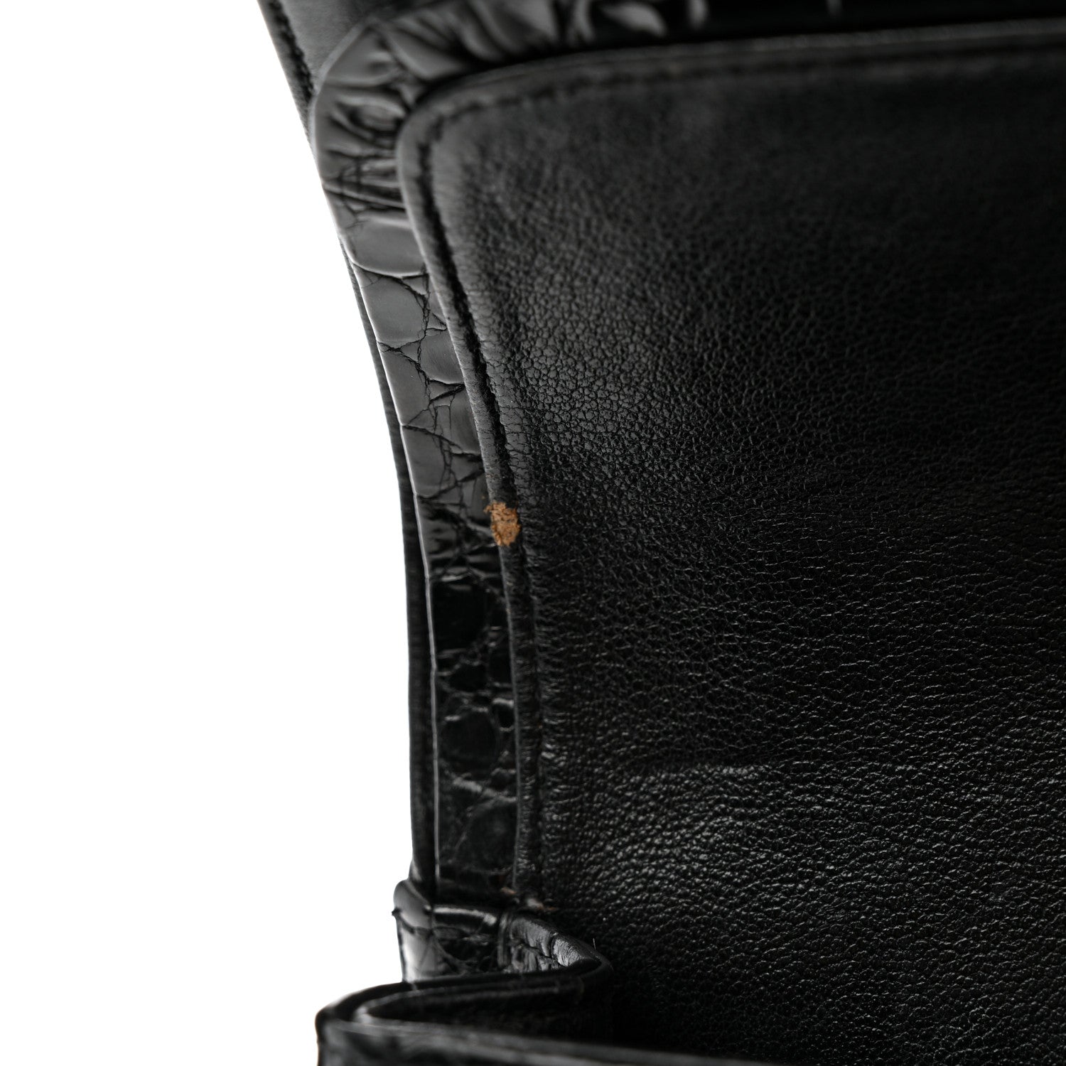 Chanel Alligator Medium Double Flap Black 14 of 15