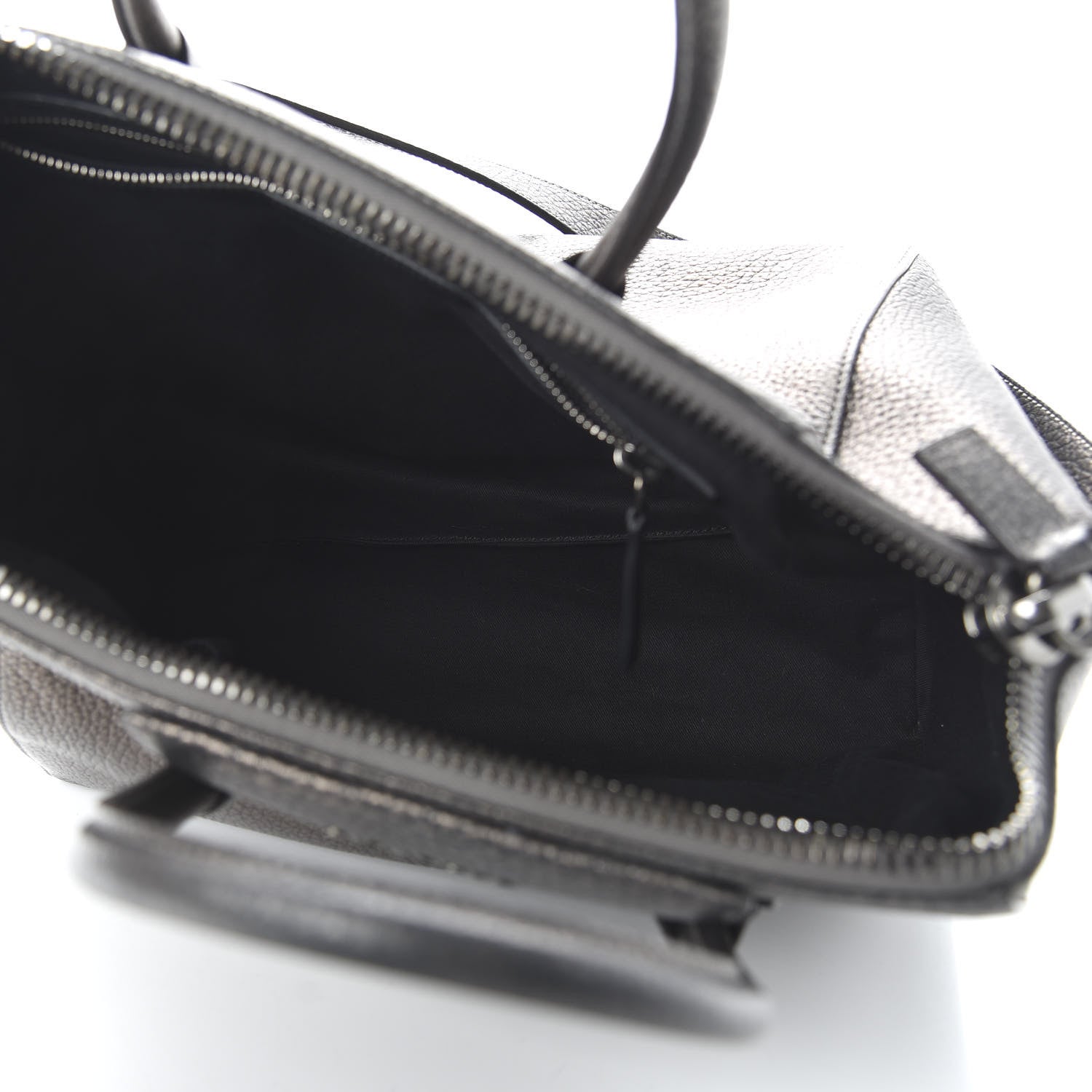 Givenchy Metallic Sugar Goatskin Medium Antigona Gunmetal 6 of 11