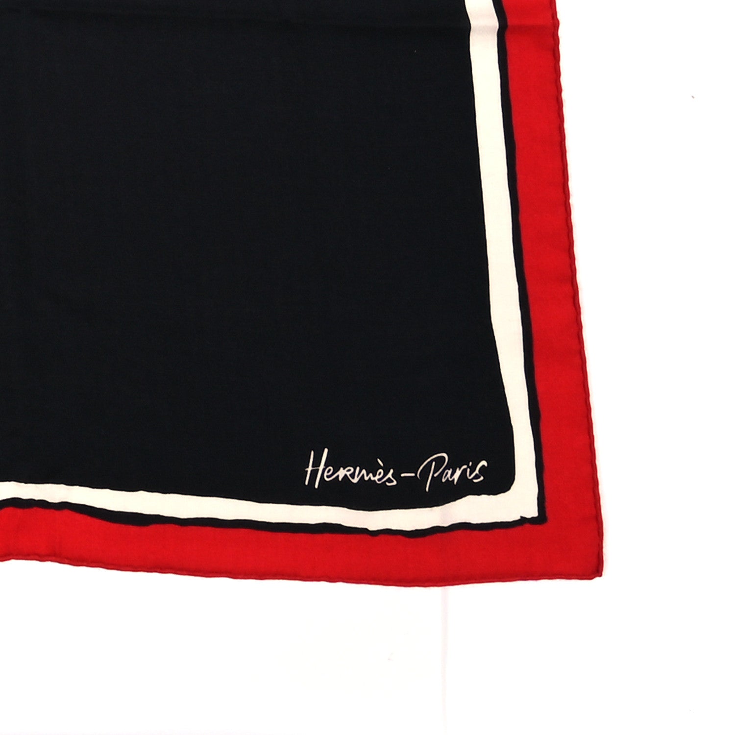 Hermes Cashmere Silk Libre Comme Pegase Shawl 140 Black Rouge Kaki 3 of 4