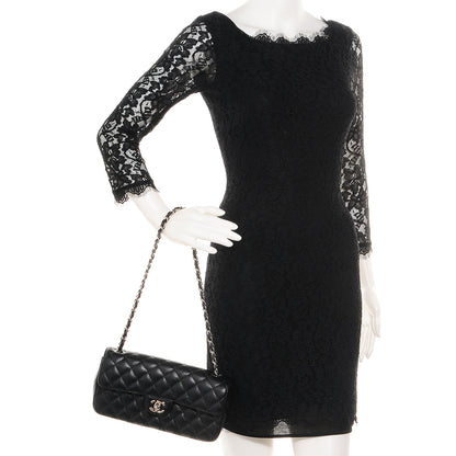 Chanel Caviar East West Flap Bag Black 2 of 9