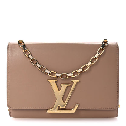 Louis Vuitton Calfskin Chain Louise GM Nude 1 of 9