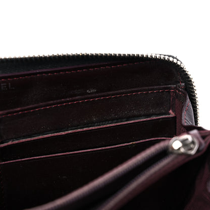 Chanel Caviar Quilted Medium Zip Around Wallet Black 18 of 25
