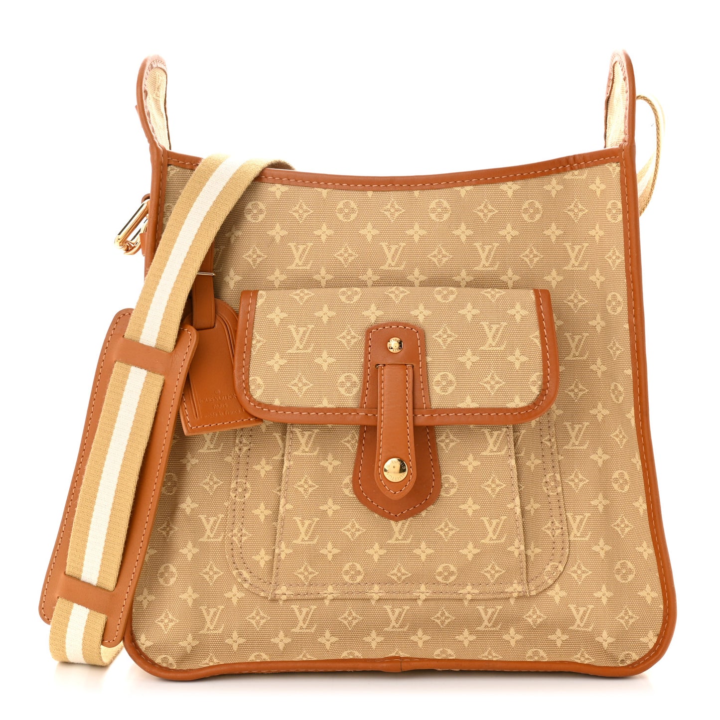 Mini Monogram Besace Mary Kate Beige