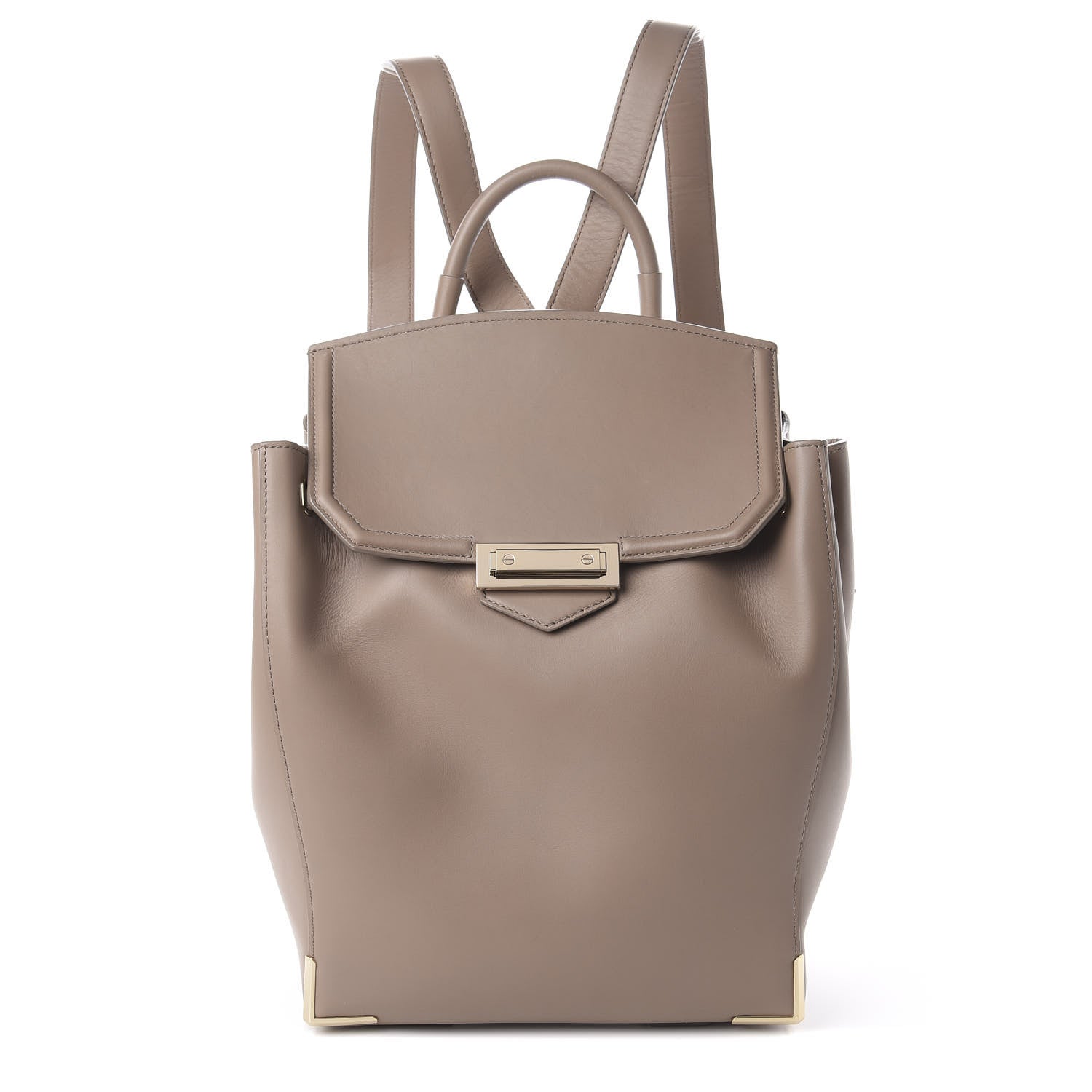 Alexander Wang Calfskin Prisma Skeletal Backpack Latte 1 of 7