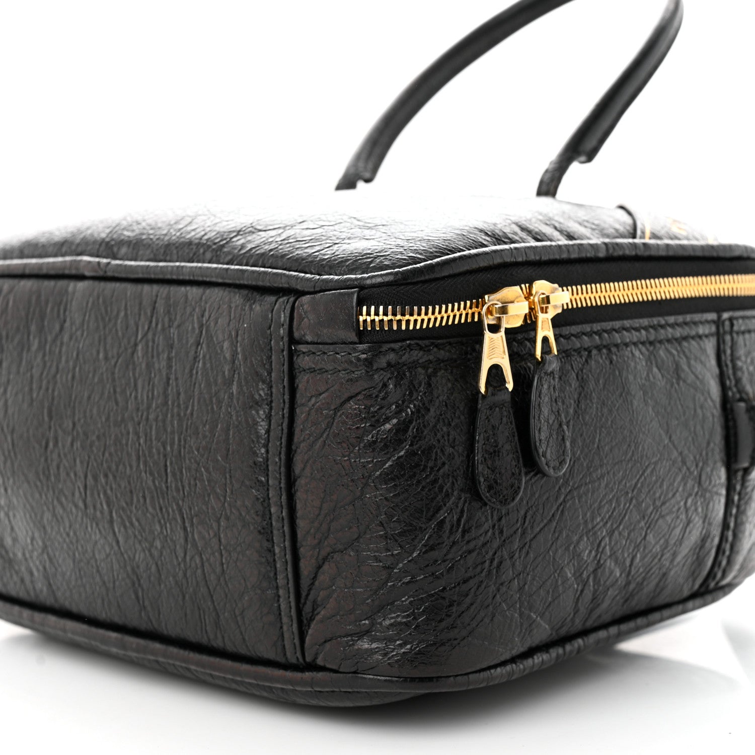 Balenciaga Agneau S Blanket Square Tote Black 10 of 10