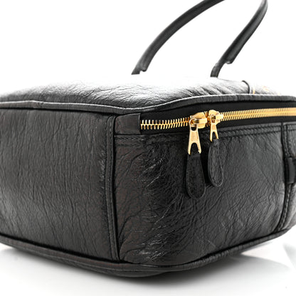 Balenciaga Agneau S Blanket Square Tote Black 10 of 10