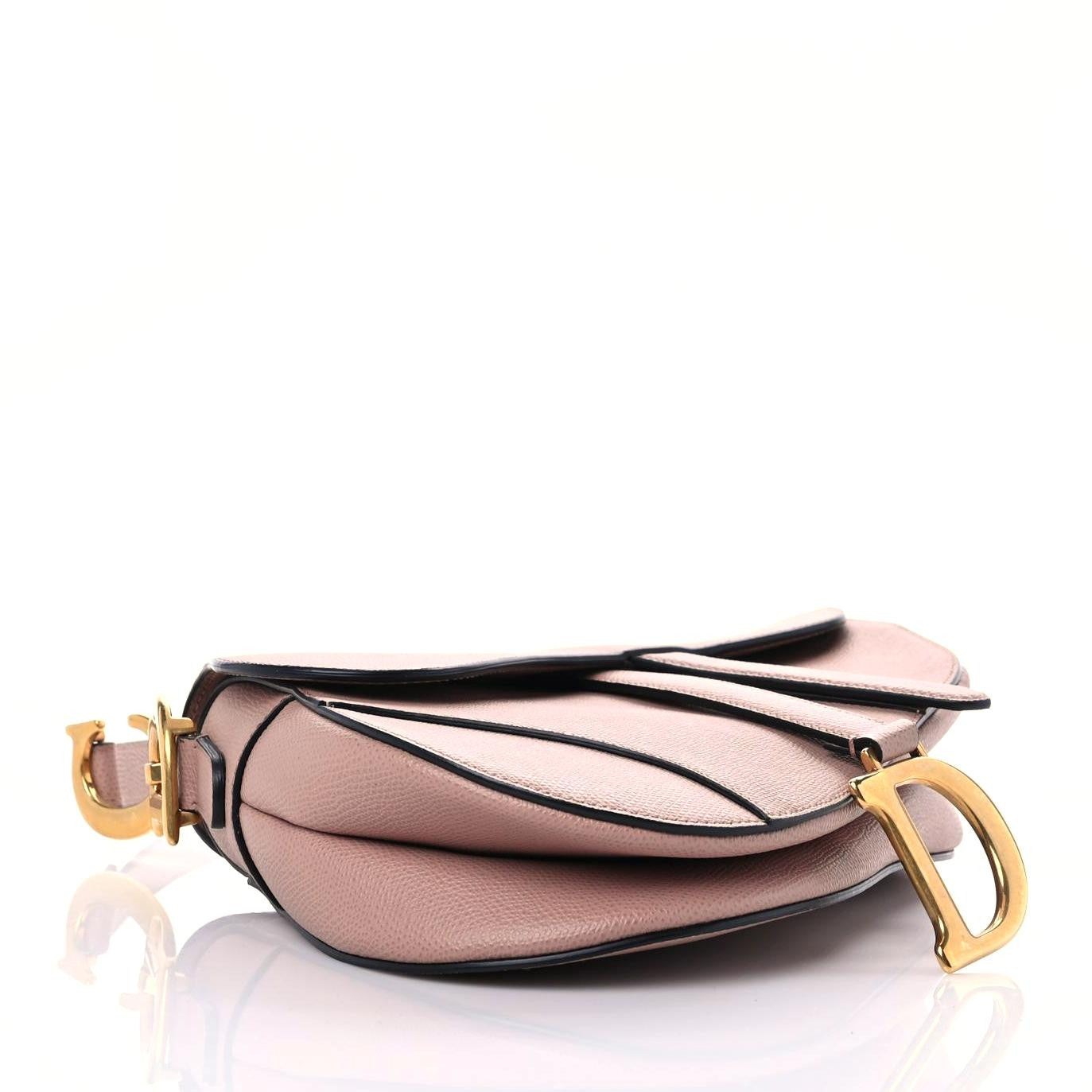Christian Dior Grained Calfskin Saddle Bag Fard 3 of 9