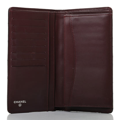 Chanel Lambskin Quilted Yen Wallet Black 4 of 6