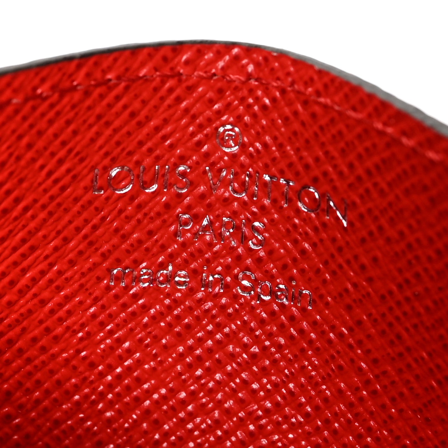Monogram Escale Card Holder Rouge