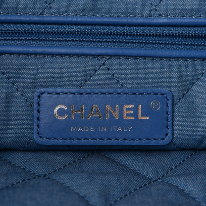 Chanel Denim Quilted Small Chanel 22 Blue 7 of 13