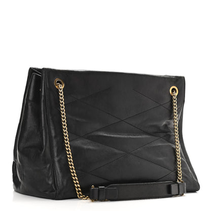 Lanvin Lambskin Quilted Medium Sugar Shoulder Bag Black 3 of 15