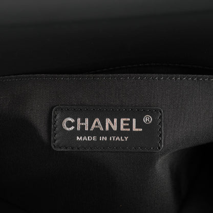 Chanel Lambskin Quilted Medium Boy Flap Dark Grey 7 of 8