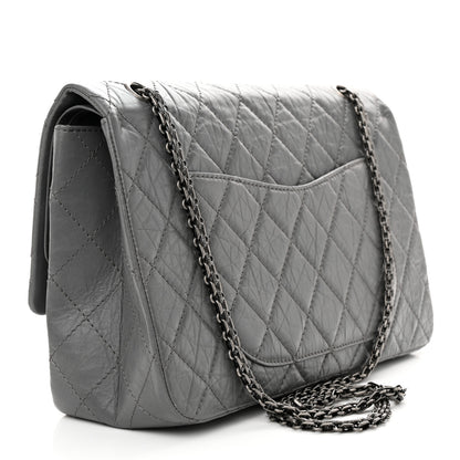 Chanel Aged Calfskin Quilted 2.55 Reissue 227 Flap Grey 3 of 10