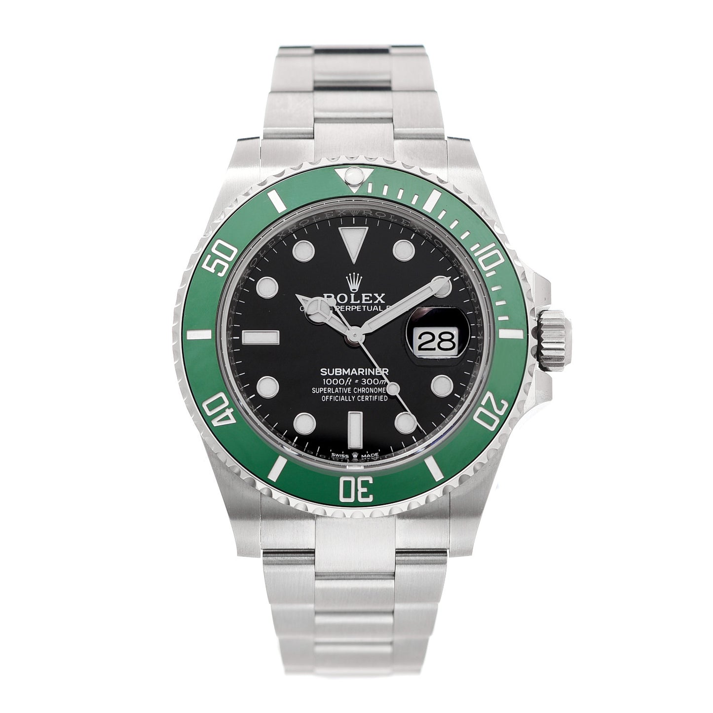 Stainless Steel 41mm Oyster Perpetual Submariner Date Starbucks Watch Black 126610LV