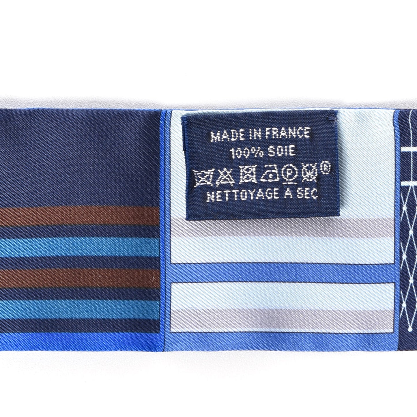 Silk Couvertures Nouvelles Twilly Marine Noisette Ciel