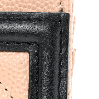 Chanel Caviar Quilted Filigree Card Holder Beige Black 13 of 13