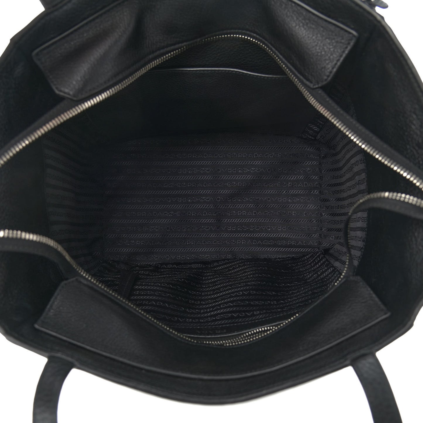 Vitello Daino Tote Black