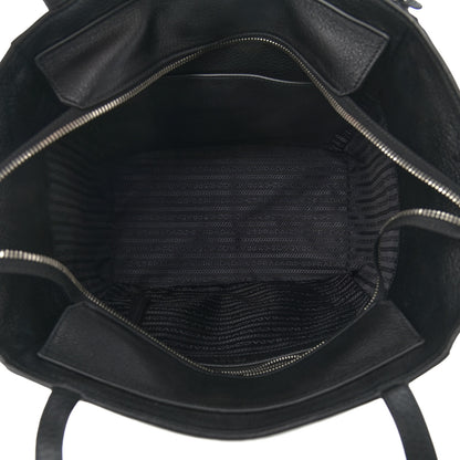 Prada Vitello Daino Tote Black 5 of 12