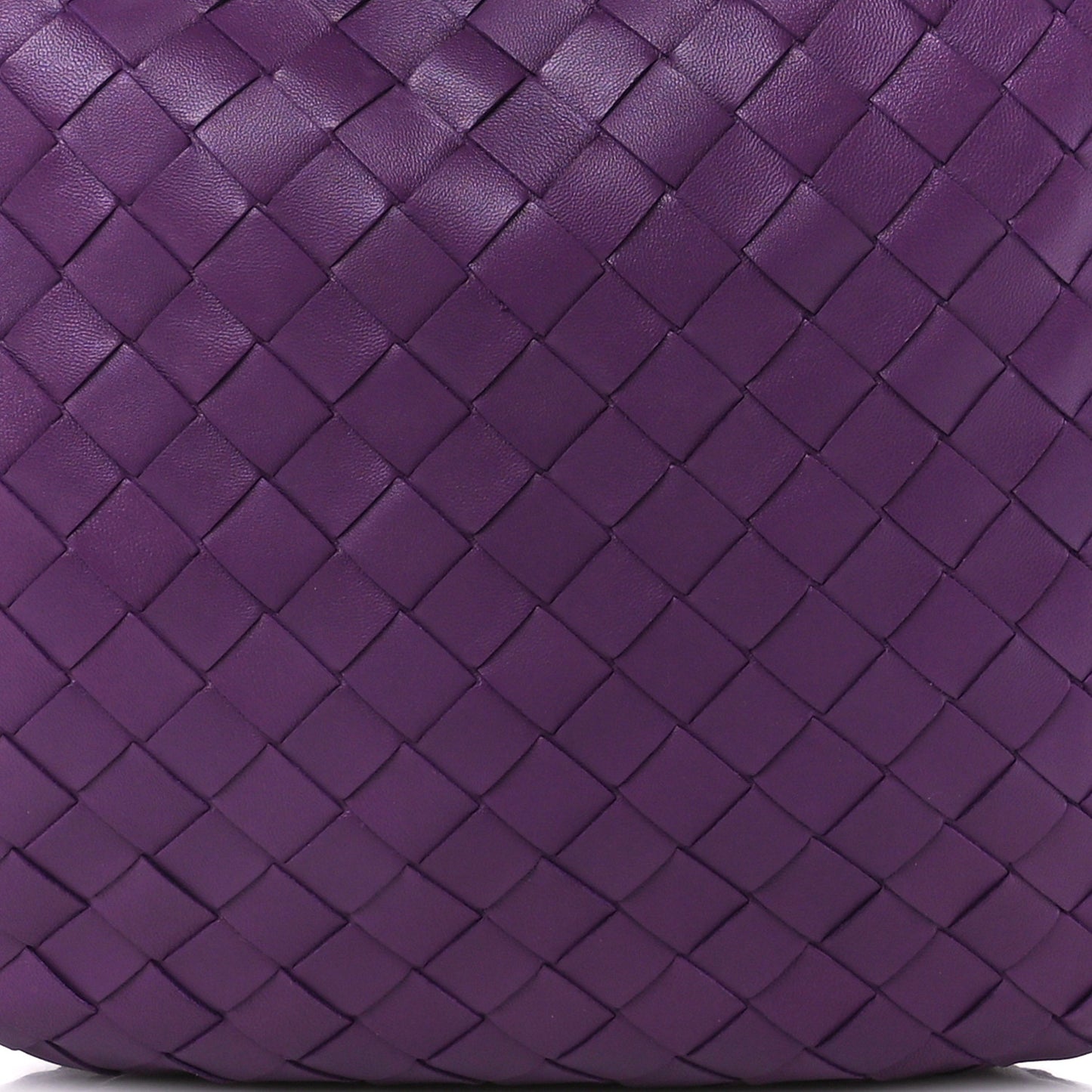 Nappa Intrecciato Teen Jodie Hobo Eggplant