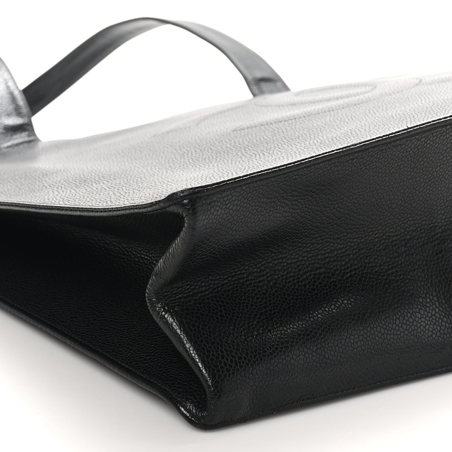 Chanel Caviar CC Tote Black 9 of 10